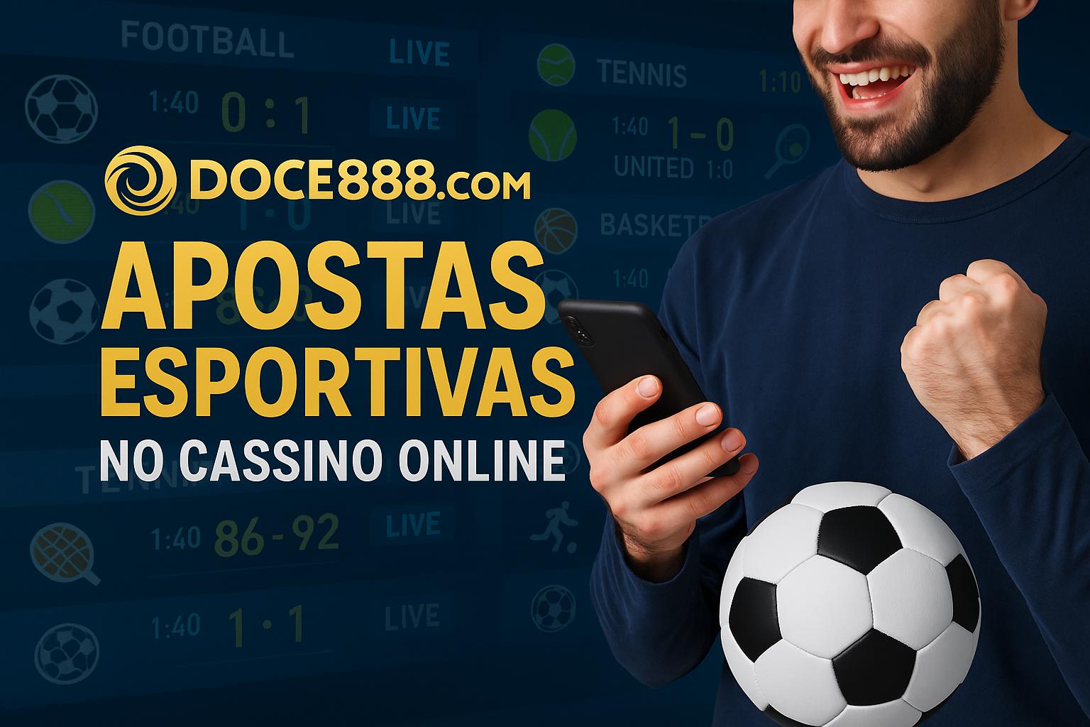 Apostas esportivas no cassino online DOCE888.COM
