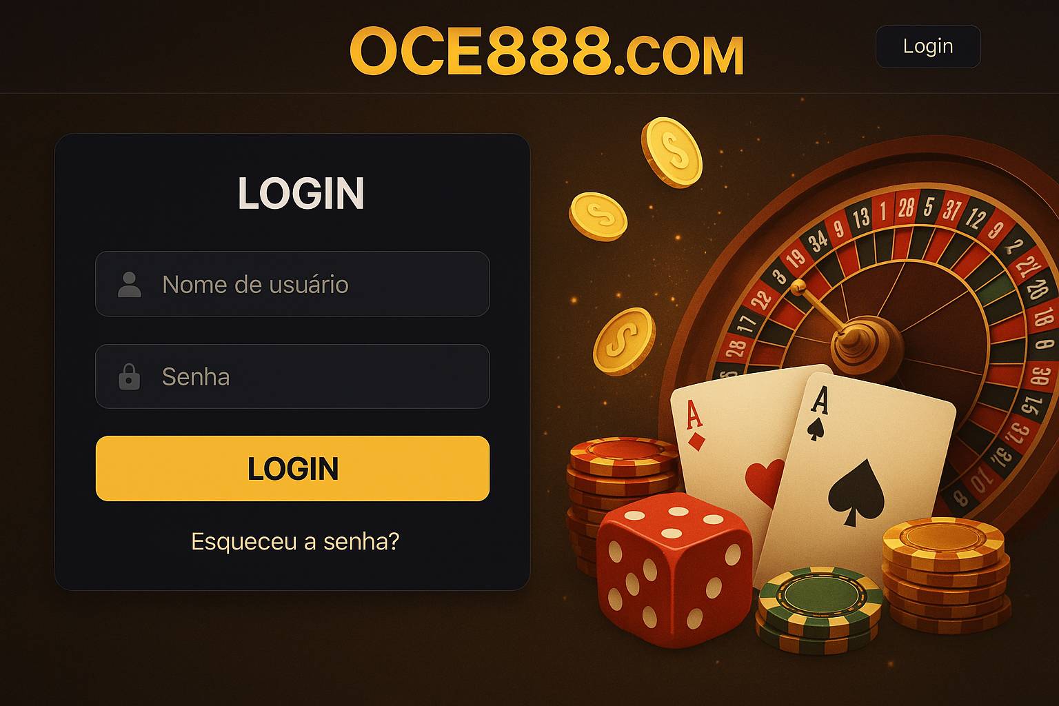 Login no Cassino DOCE888.COM